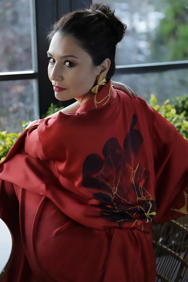 Fiery kimono