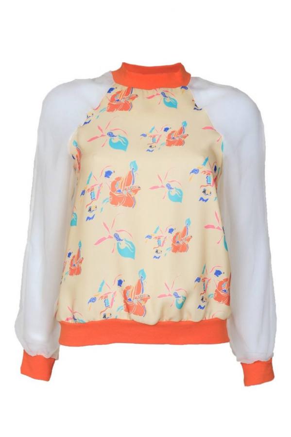 Floral sweatshirt