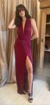 Karen bordeaux dress