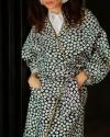 Navy Daisy Dream Kimono Jacket