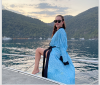 Blue iris Kimono