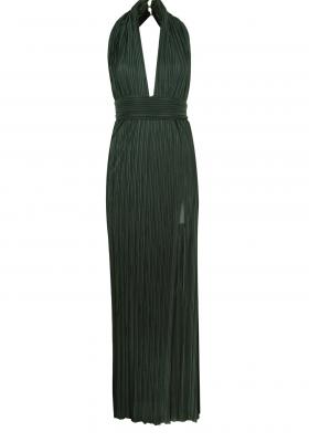 Karen dark green dress