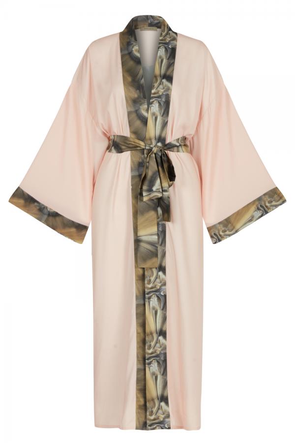 Pinkie Brown Kimono