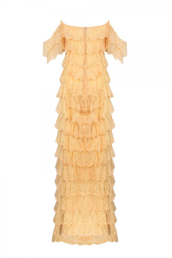 Fancy French dantel elbise