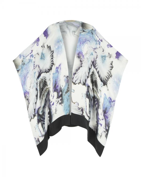 Lucid Blue Mini Panço Kimono