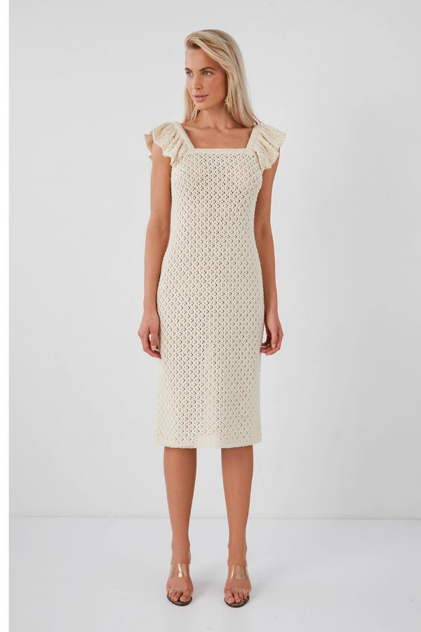Lea Crochet Elbise