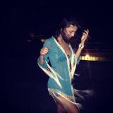 Fiese blue kimono