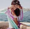 Fiese turquoise kimono