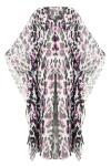 Purple Leopard Kimono