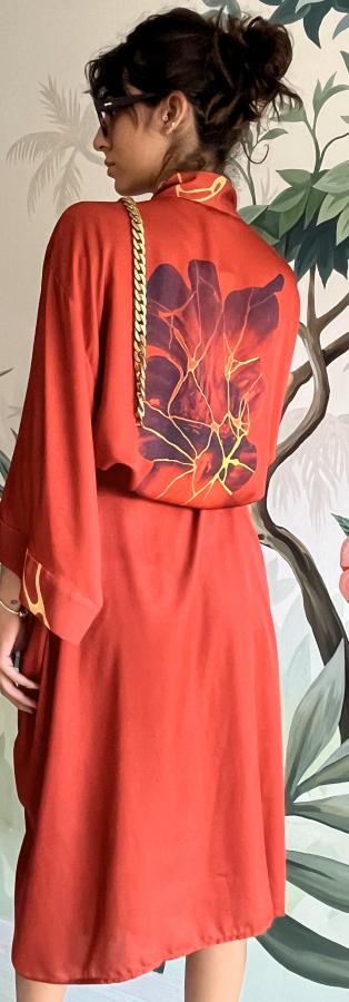 Fiery kimono