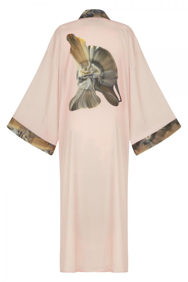 Pinkie Brown Kimono
