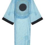Blue iris Kimono