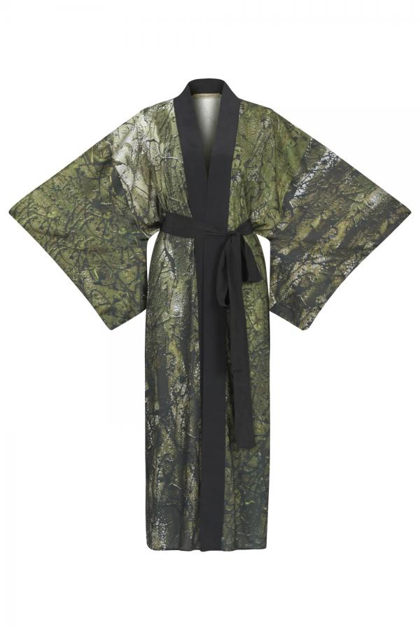 Japanese Green Elif Kimono