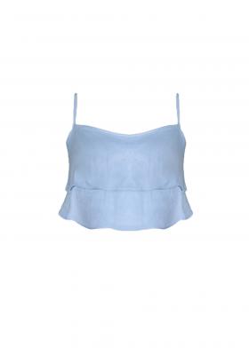Esso blue blouse