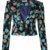 Floral ceket