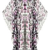 Purple Leopard Kimono