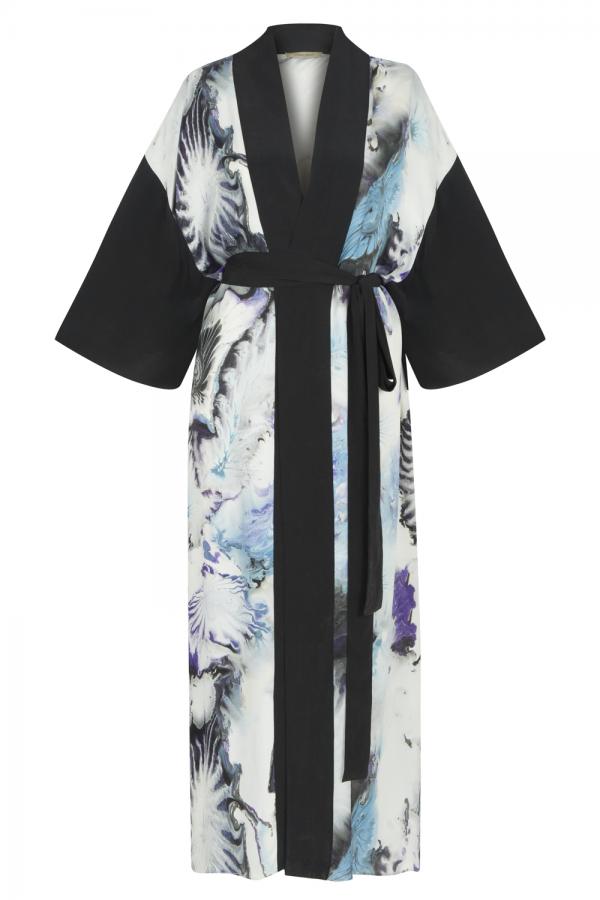 Lucid Black Kimono