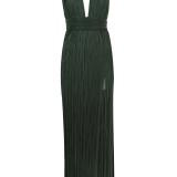 Karen dark green elbise