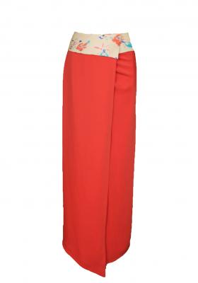 Orange Thai skirt